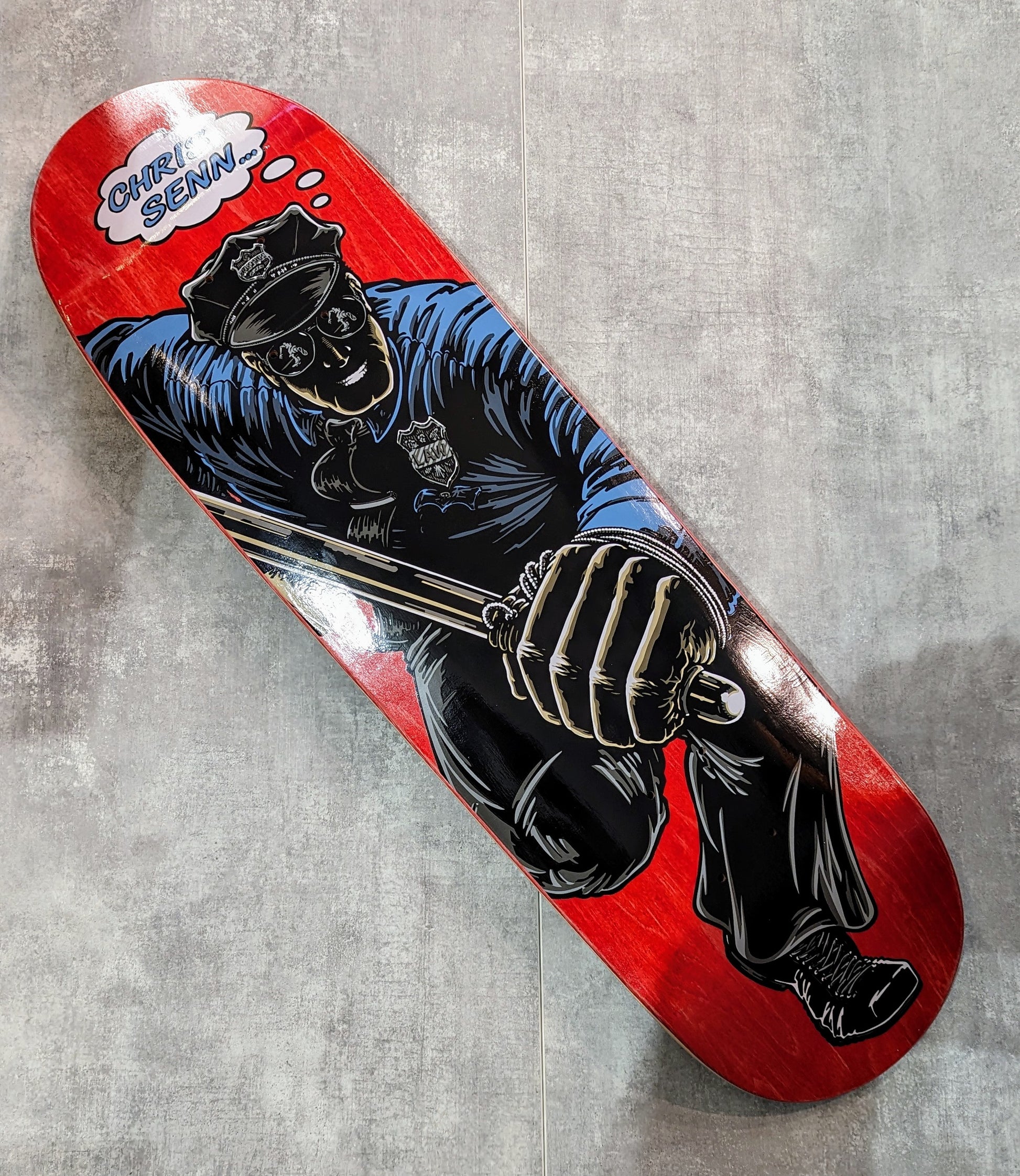 Powell Peralta Chris Senn Cop Old School Reissue Skateboard Deck