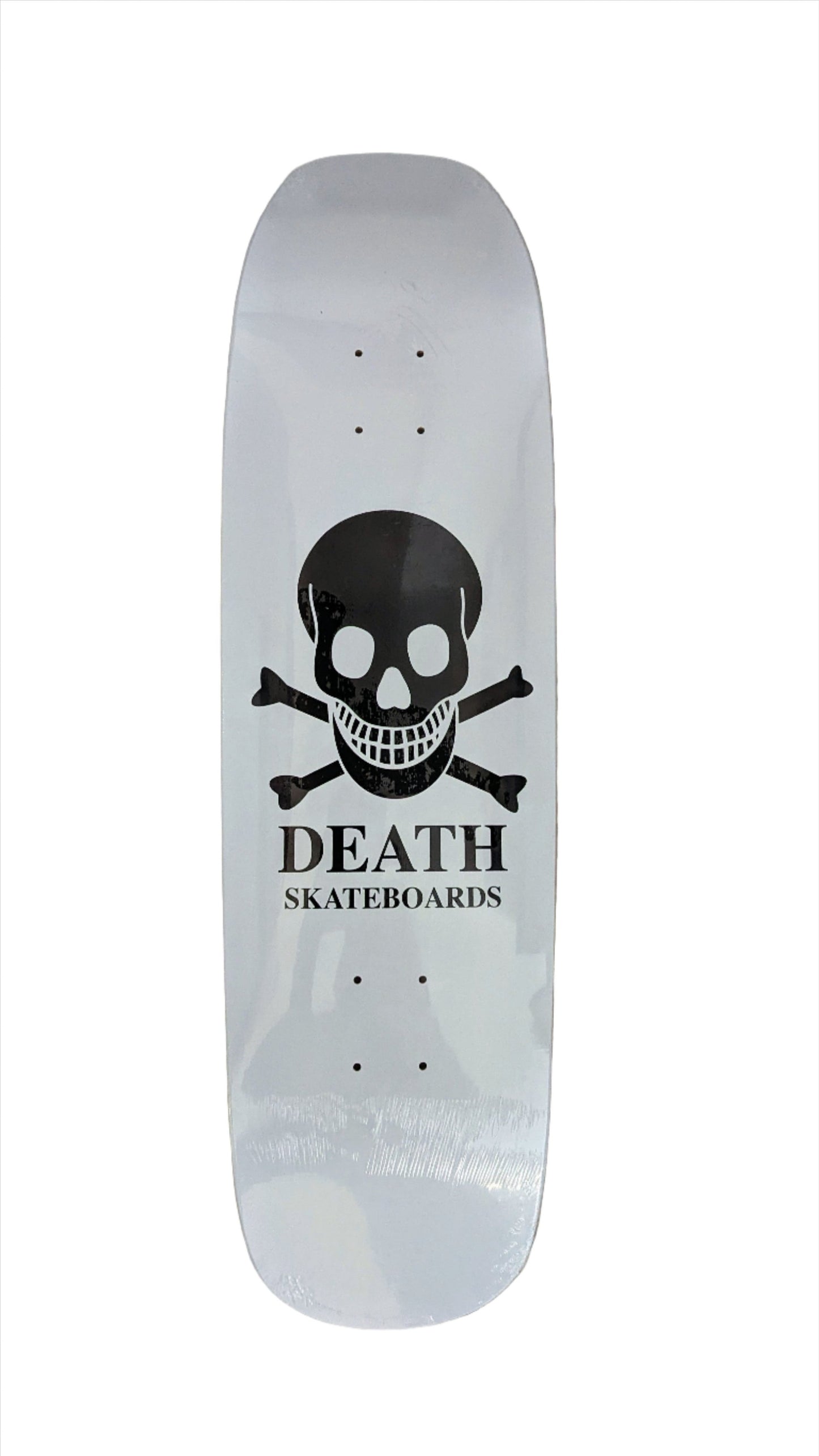 DEATH 'White Skull' Square Nose 9'' Pool Deck