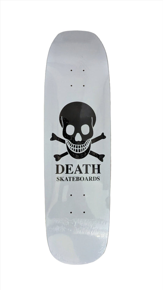 DEATH 'White Skull' Square Nose 9'' Pool Deck