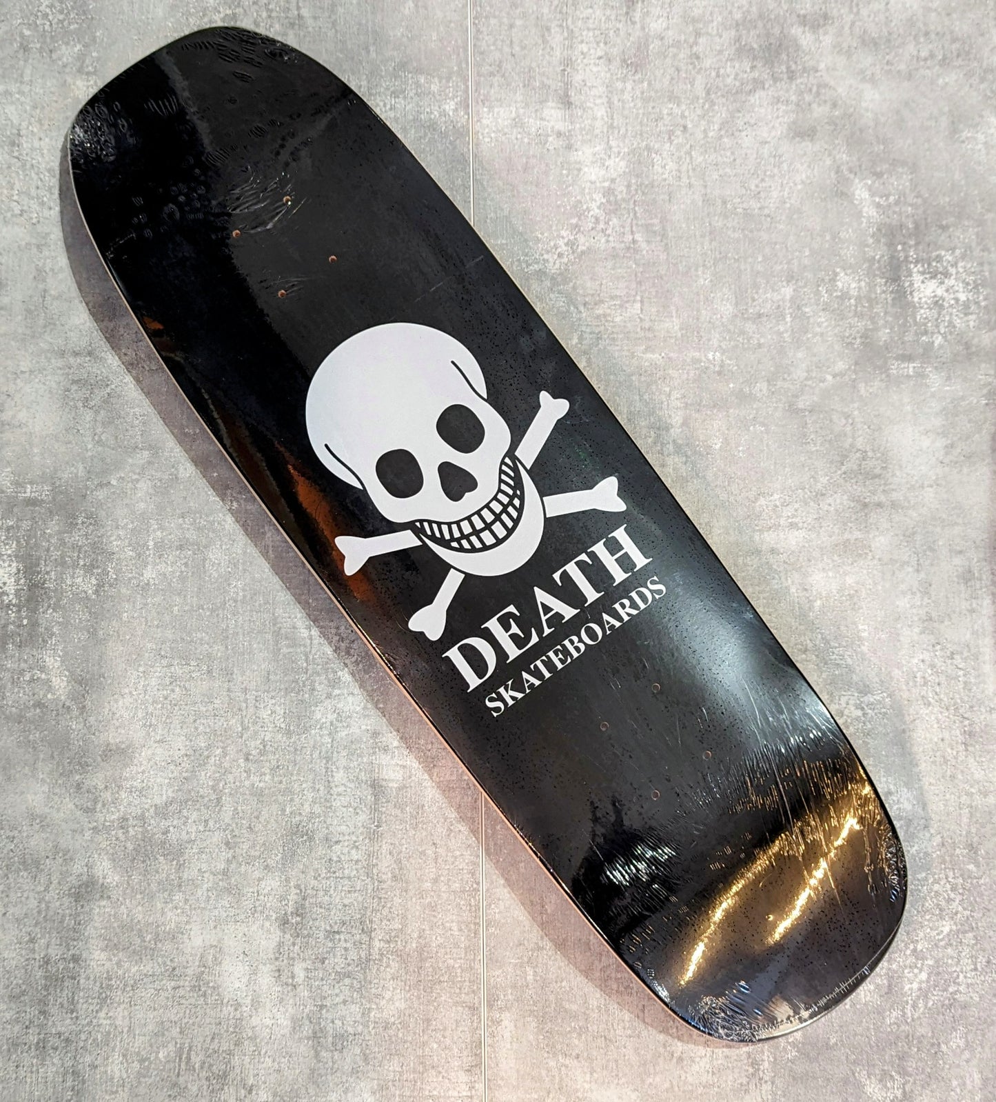 DEATH 'Black Skull' Square Nose 9'' Pool Deck