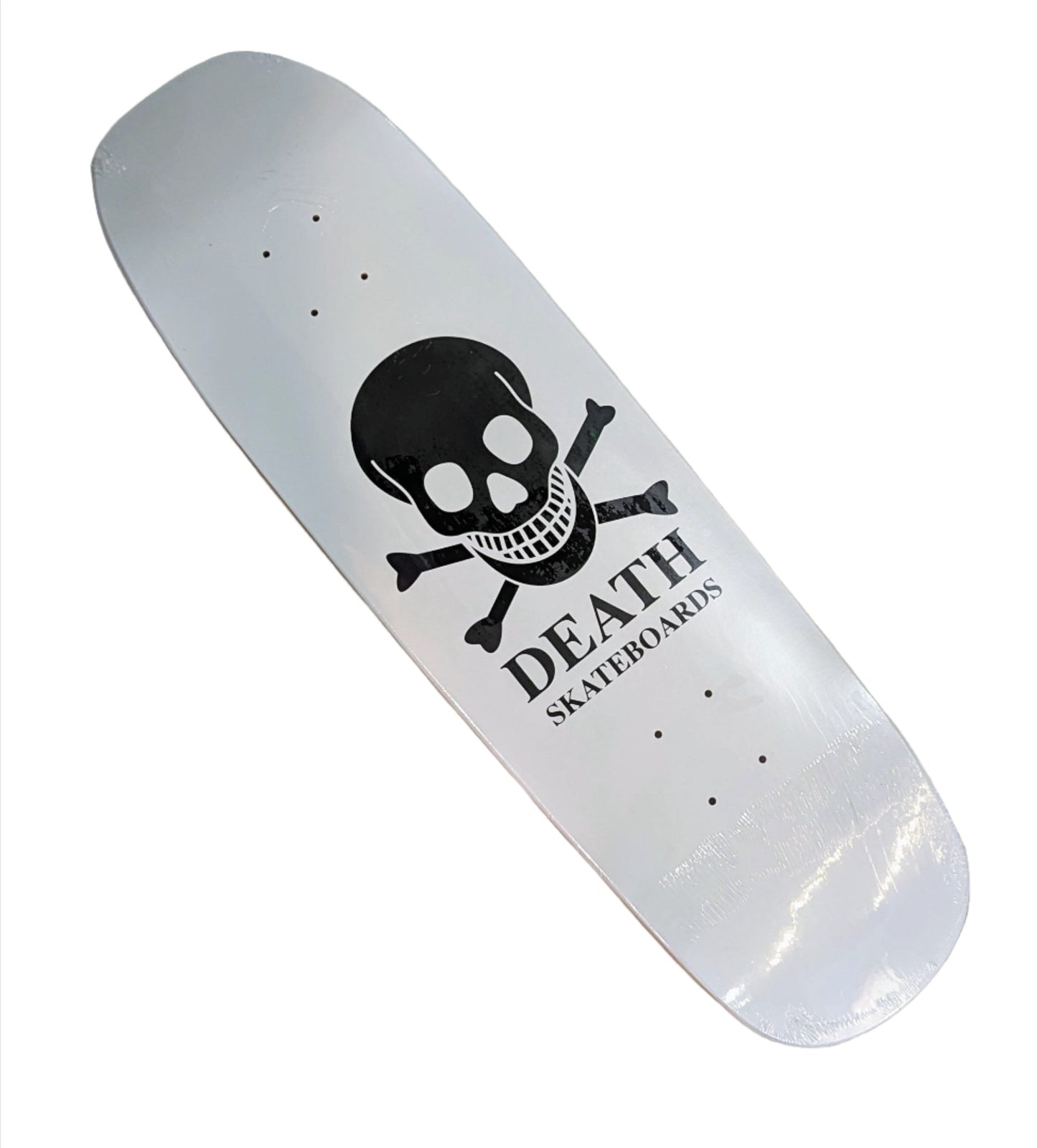 DEATH 'White Skull' Square Nose 9'' Pool Deck