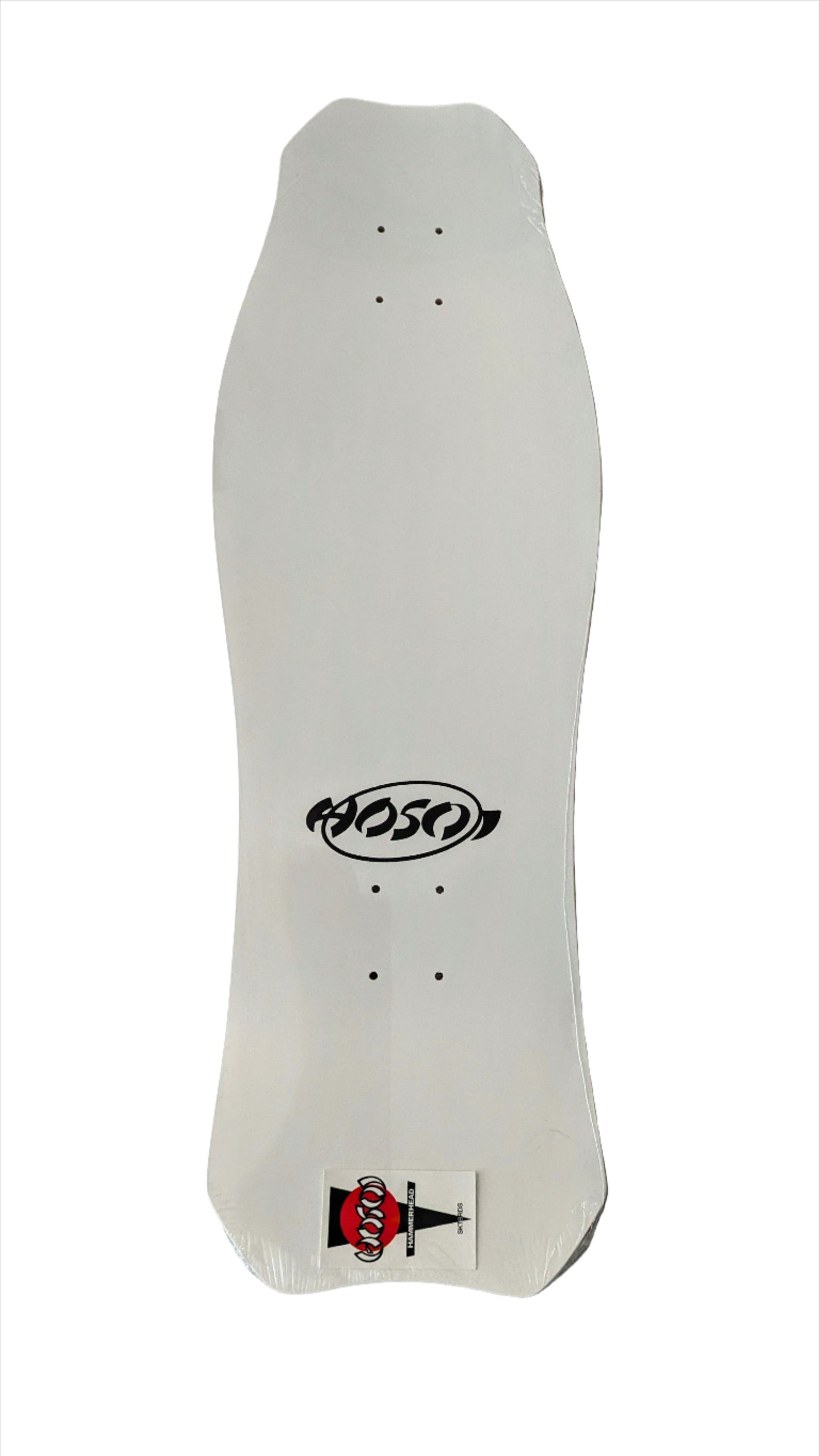 HOSOI SKATEBOARDS O.G. HAMMERHEAD WHITE DECK SIGNED – 10.5"X31"