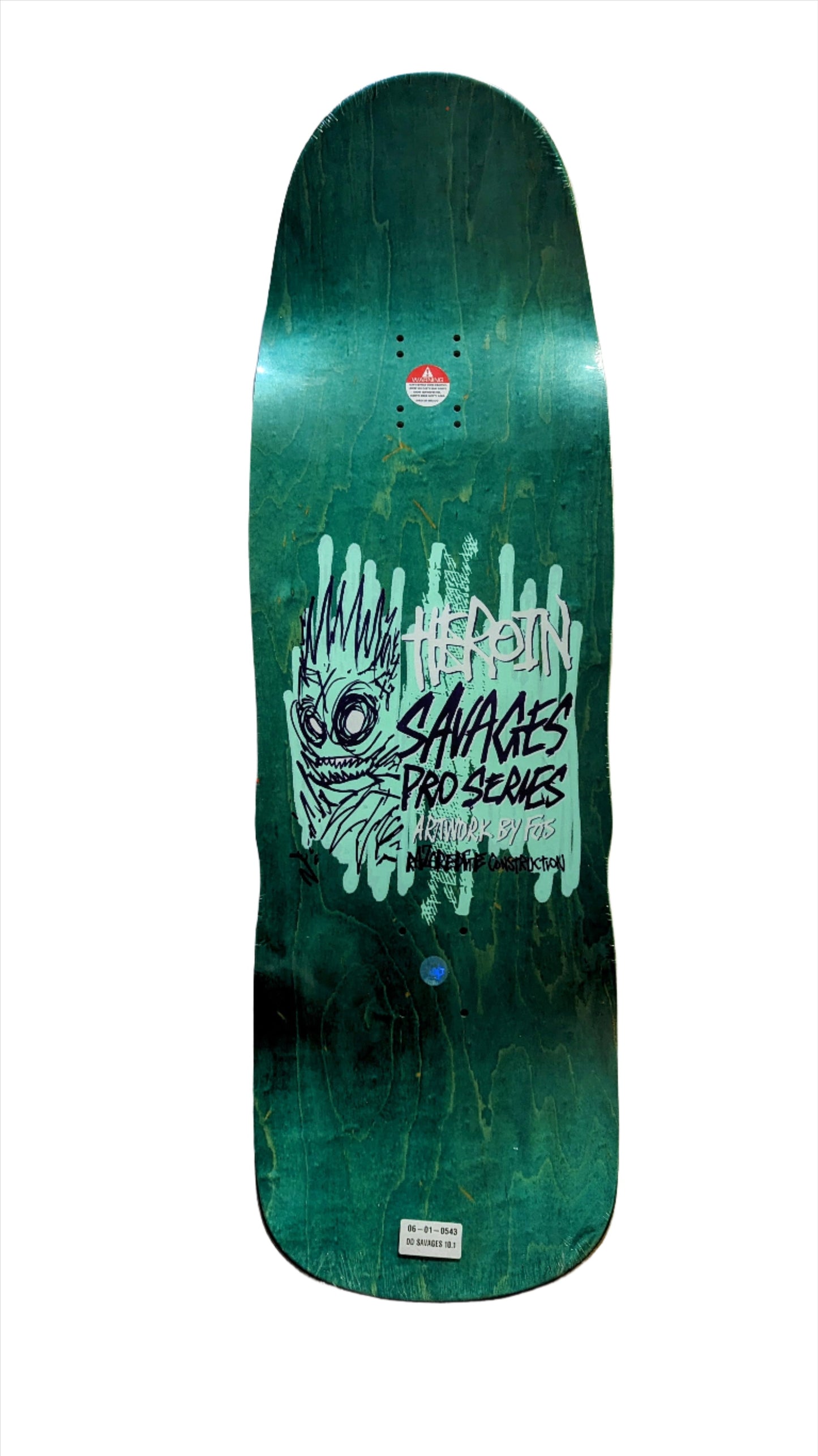 Heroin Skateboards Dead Dave ‘Savages’ 10.1″ Deck