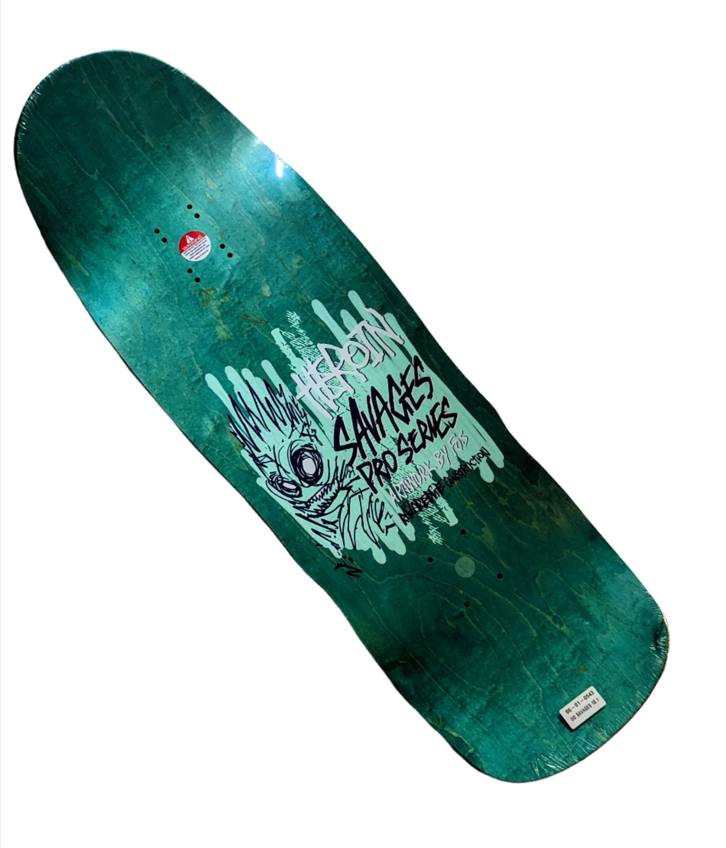 Heroin Skateboards Dead Dave ‘Savages’ 10.1″ Deck