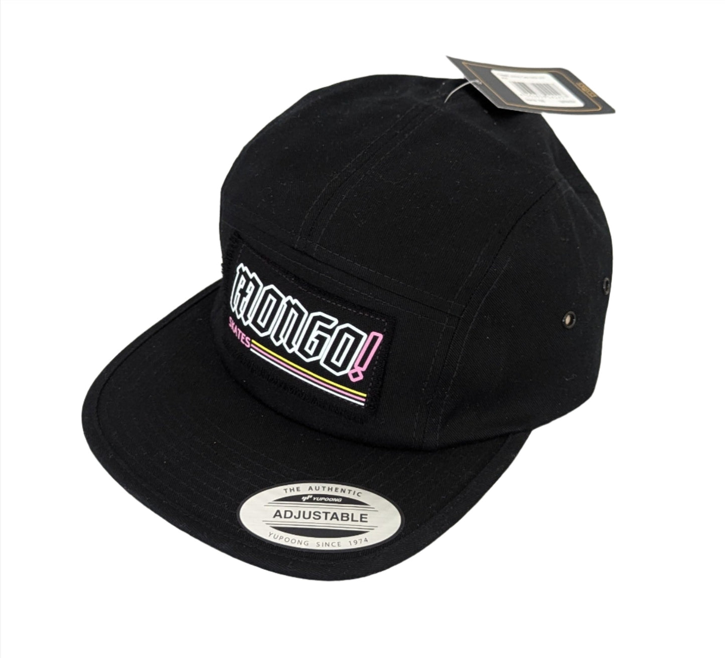 Mongo ' Raggy Patch' 5 Panel Cap