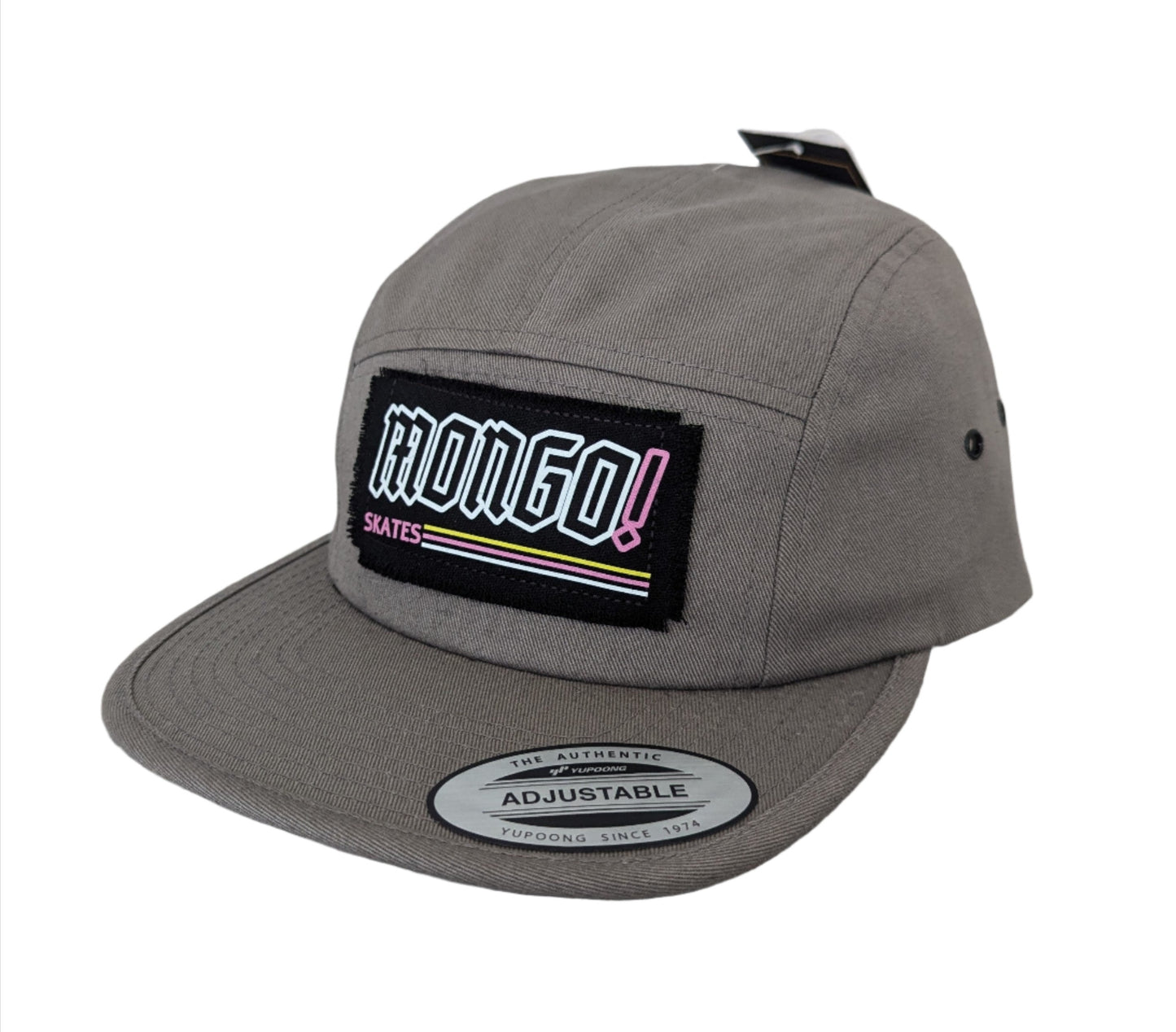 Mongo ' Raggy Patch' 5 Panel Cap