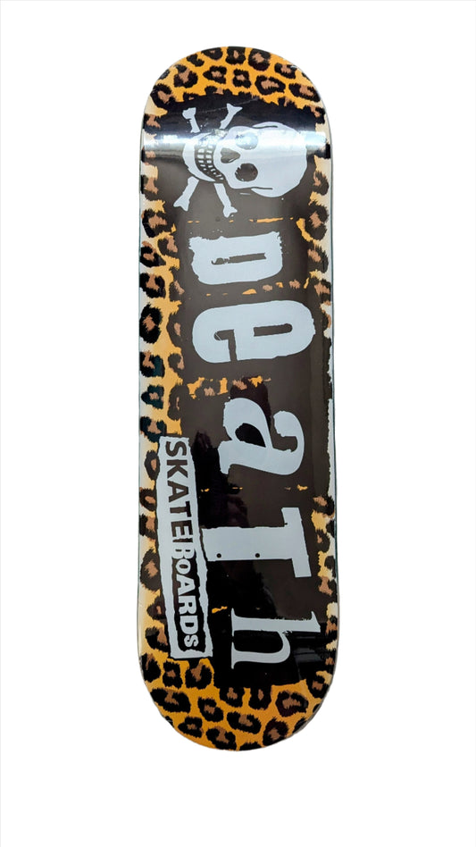 DEATH SKATEBOARDS PUNK LEOPARD DECK - 8.5