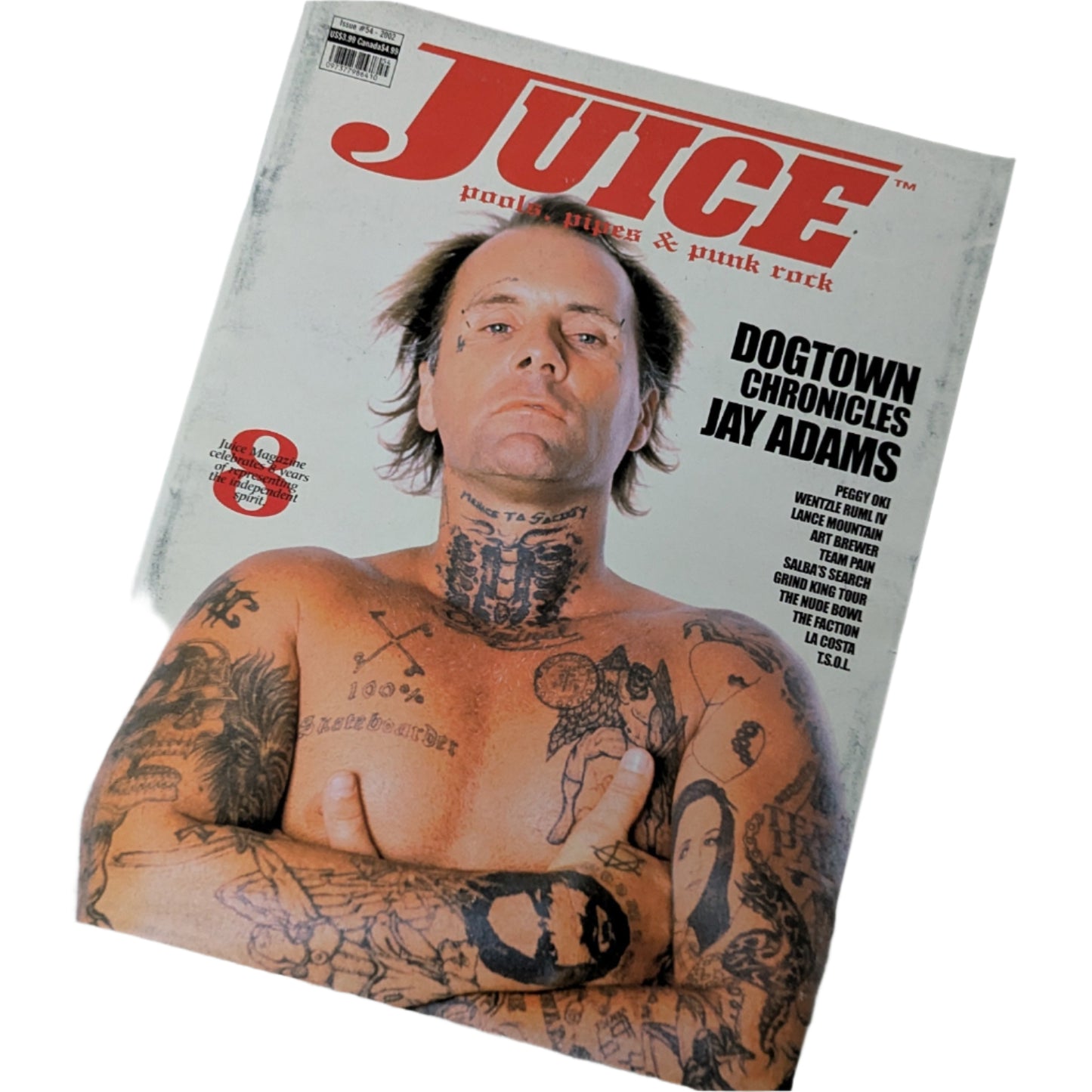 JUICE - NEW 2002 (NOS) Back Issue - JAY ADAMS Magazine