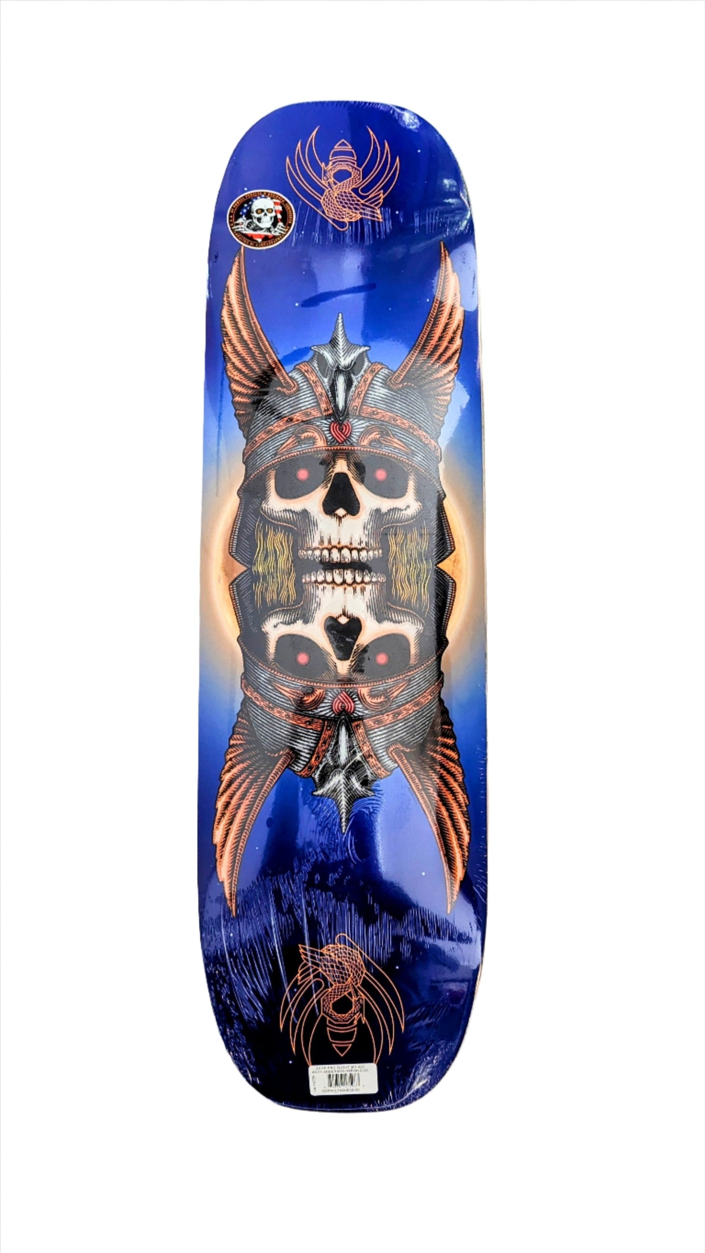 Powell Peralta Pro Andy Anderson Heron 2 Flight Skateboard Deck - Egg Shape 301 - 8.7 x 32.3 K20