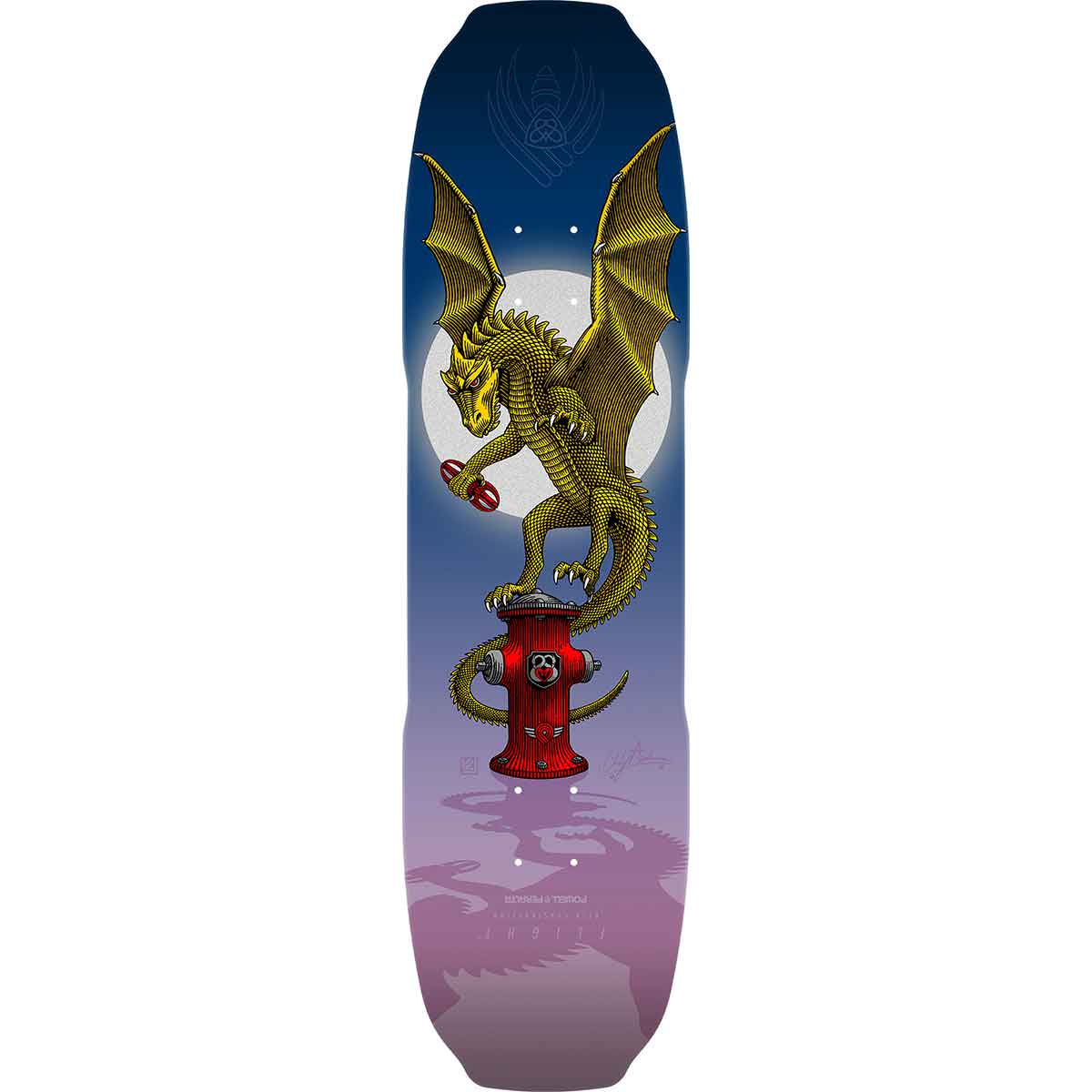 Powell Peralta Pro Andy Anderson Baby Heron (Vajra) FLIGHT® Skateboard Deck - 8.4 x 32.5