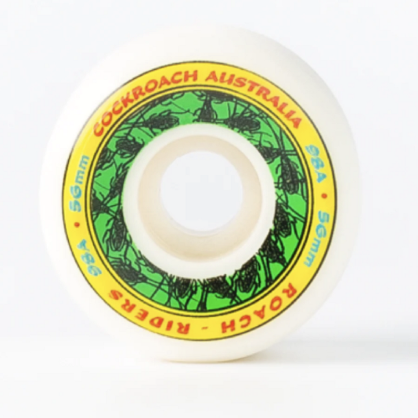 Cockroach Roach Rider 56mm 98a White Wheels