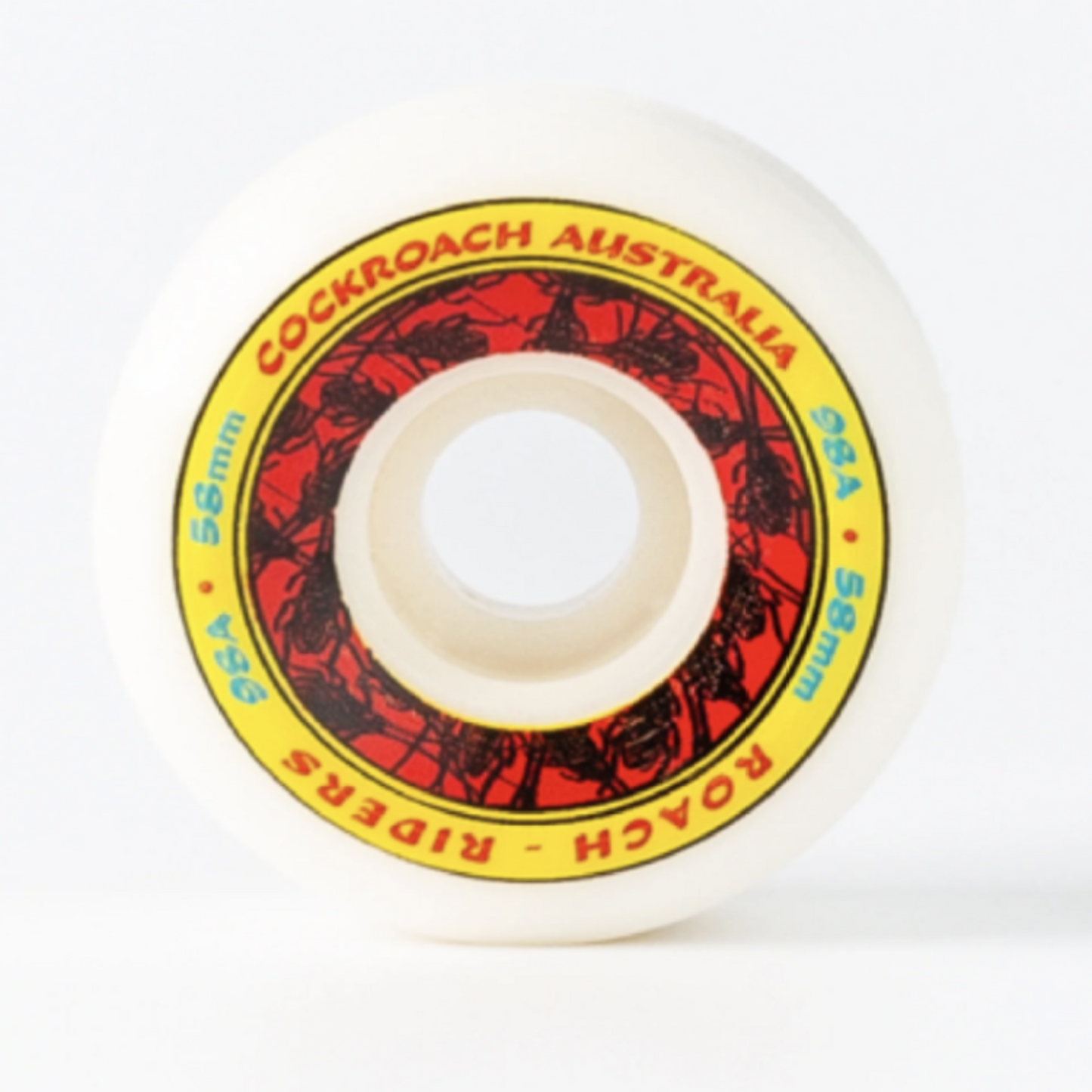 Cockroach Roach Rider 58mm, 98a White Wheels