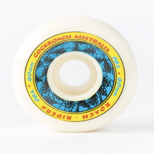 Cockroach Roach Rider 60mm, 98a White Wheels