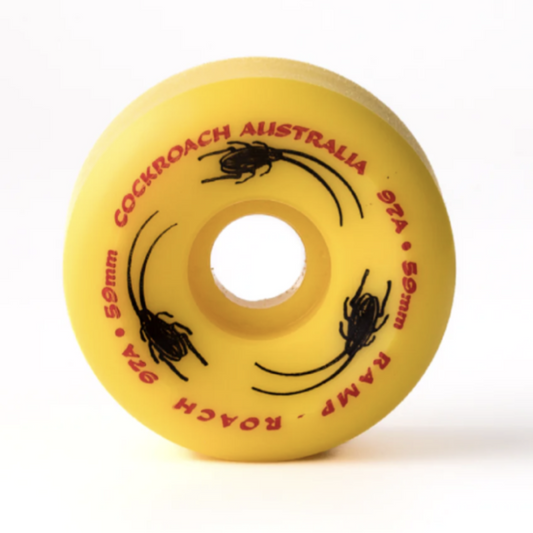 Cockroach Ramp Roach 59mm, 97a FLURO YELLOW Wheels