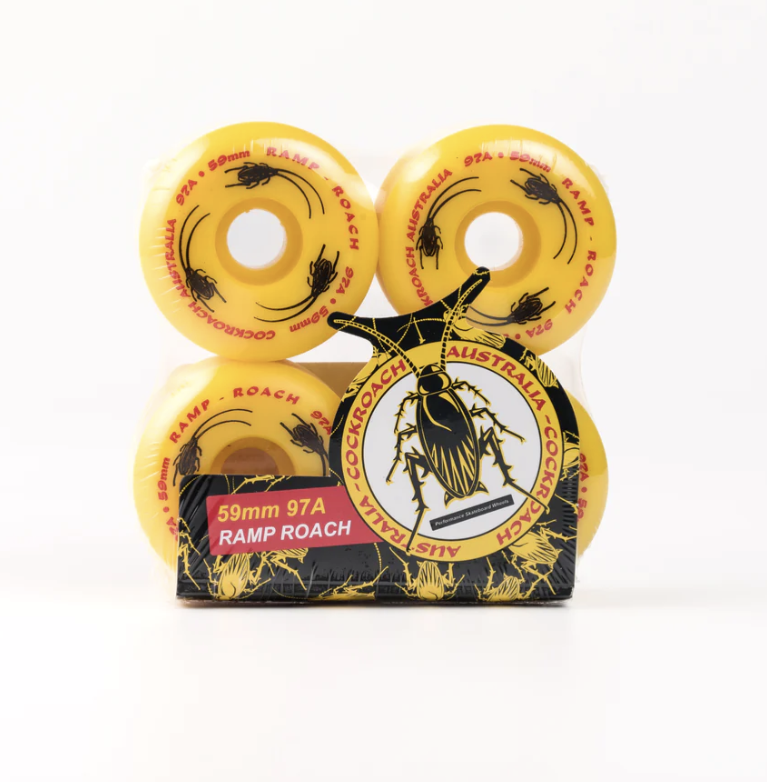 Cockroach Ramp Roach 59mm, 97a FLURO YELLOW Wheels