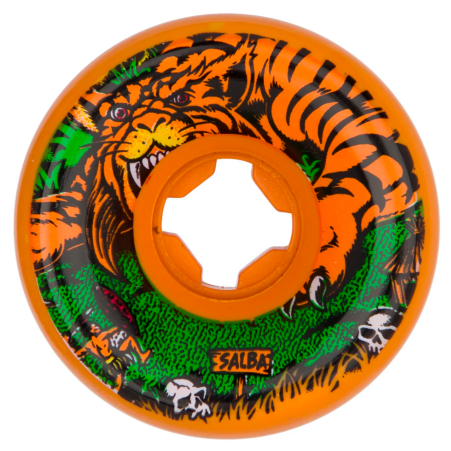 Salba Tiger Vomits Orange 95a 60mm Slime Balls Skateboard Wheels