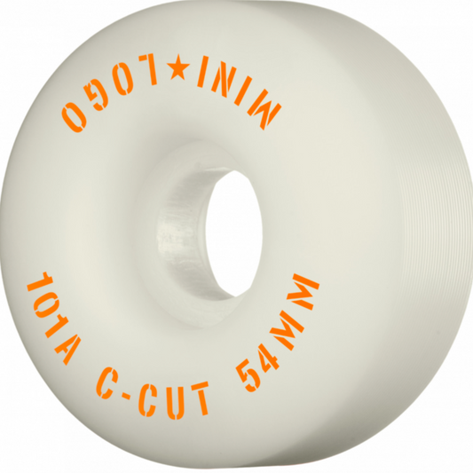 Mini Logo C-Cut "2" 54mm x 101a White 4Pck