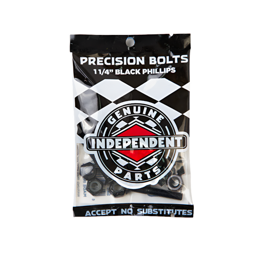 INDEPENDENT 1 1/4 Phillips Bolts - Black