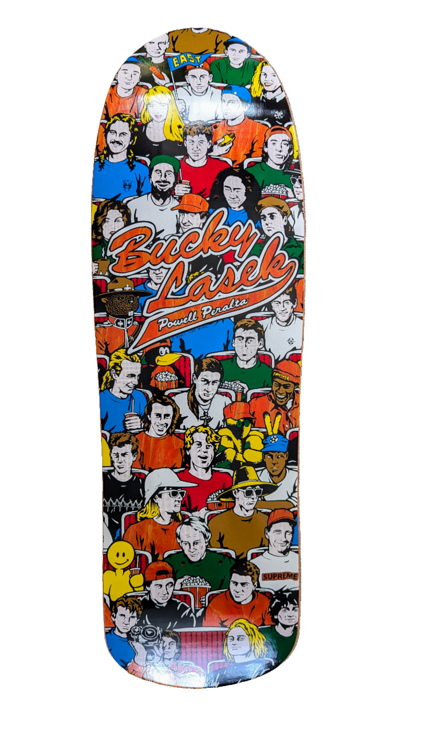 Powell Peralta Bucky Lasek Stadium Reissue Skateboard Deck Orange - 10 x 31.5