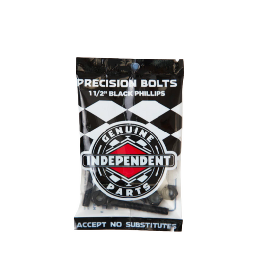 INDEPENDENT Truck Bolts 1 1/2 Phillips, Black