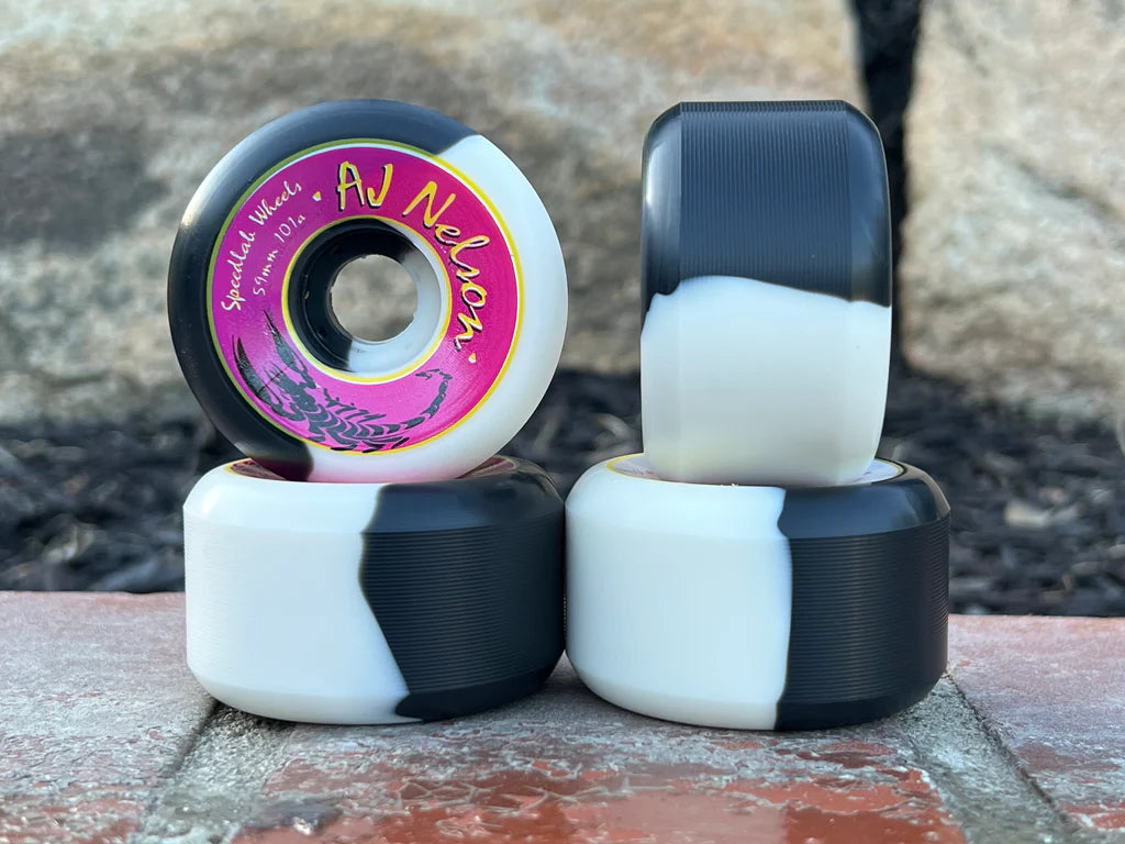 SPEEDLAB - AJ Nelson Pro model 59mm/101A (Special Edition White/Black Split)