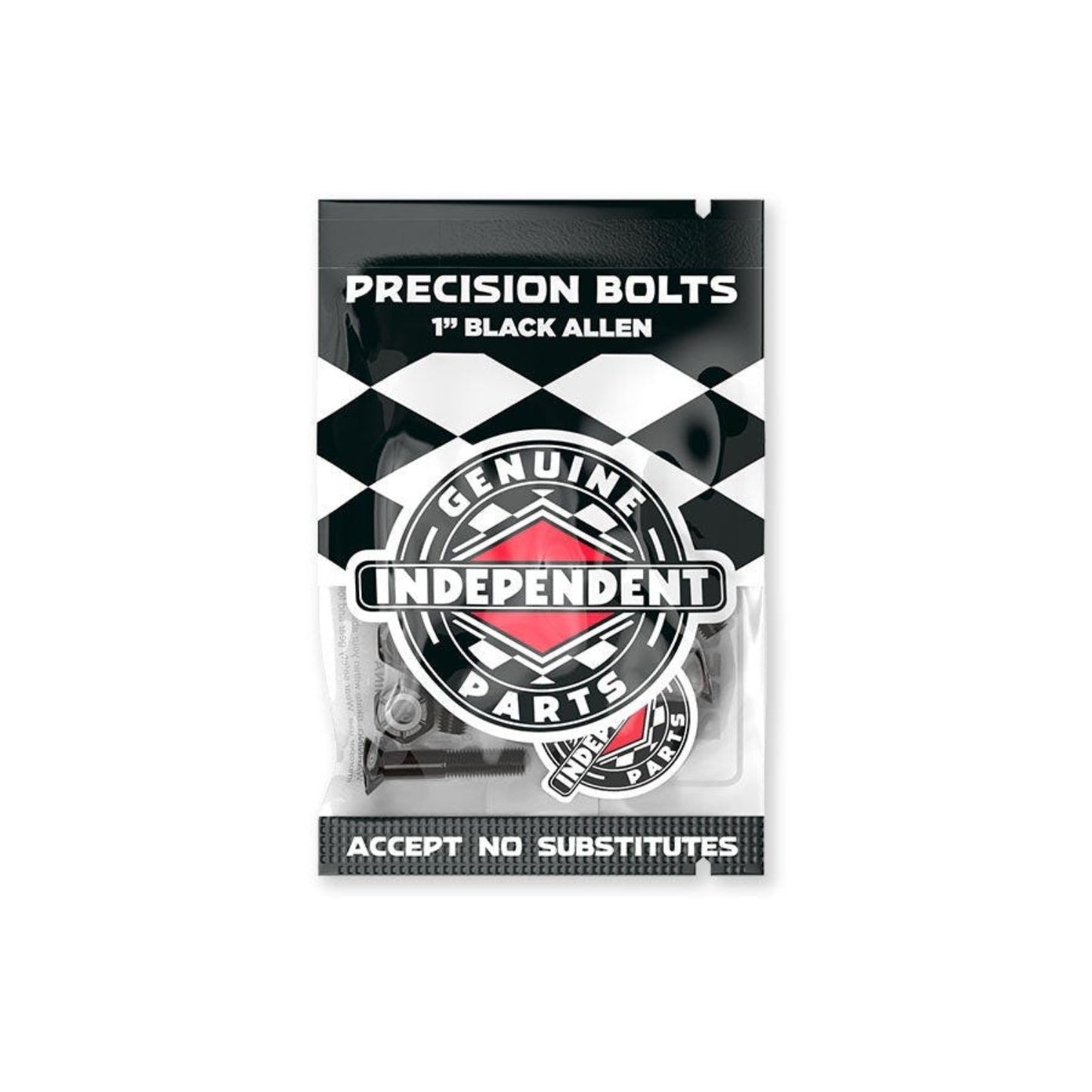 INDEPENDENT Allen Bolts (Pack of 8) Black 1''